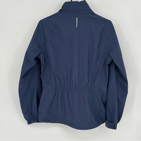 ZERO RESTRICTION THE PLAYERS HOODED OLIVIA JACKET in STORM/WHITE - Picture 5 of 16